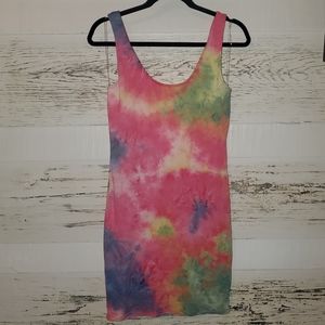 Large TieDye Bodycon dress